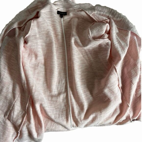 Lane Bryant petal pink open front collared cardigan jacket - Picture 4 of 10